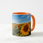 Bright Sunflower Mug - Joyeux cadeau Floral (Devant droit)