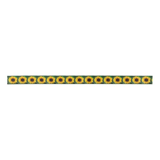 Bright Sunflower Ribbon Lint (Voorkant)