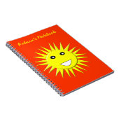 Bright Sunshine Carnet personnalisable (Côté Droit)
