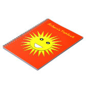 Bright Sunshine Carnet personnalisable (Côté gauche)