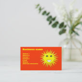 Bright Sunshine Carte de visite personnalisable (Debout devant)