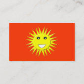 Bright Sunshine Carte de visite personnalisable (Dos)