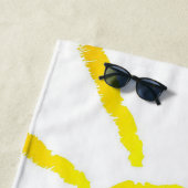 "Bright Sunshine" keukenhanddoek Strandlaken (In situ)