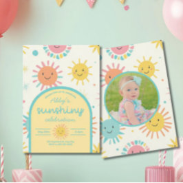 Bright Sunshiny Day Foto Verjaardag Kaart