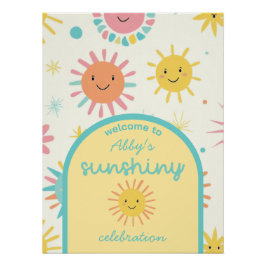 Bright Sunshiny Day Foto Verjaardag Perfect Poster