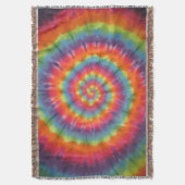 Bright Swirl Tie Dye Deken (Voorkant Verticaal)