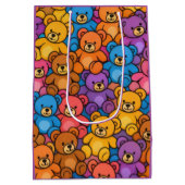 Bright Teddy Bears Gift Bag Medium Cadeauzakje (Achterkant)