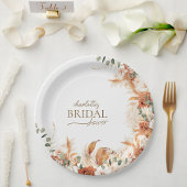 Bright Terracotta en tequila Bridal Paper Bord