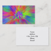 Bright Tie Dye Visitekaartje (Voorkant / Achterkant)