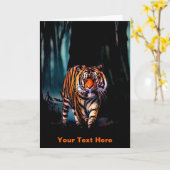 Bright Tiger Dark Forest Kaart (Gele Bloem)
