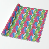 Bright Tree Wrapping Papier (Uitgerold)