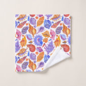 Bright tropical seashell, main-drawn (Gant de toilette)