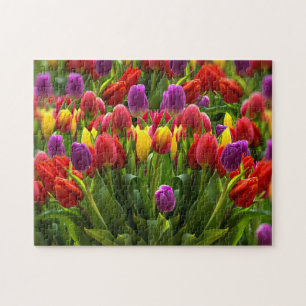 Bright Tulips Jigzaag Puzzle Legpuzzel
