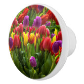 Bright Tulpen Keramische Knop (Rechts)