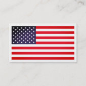 Bright USA Vlag, Amerikaans Visitekaartje (Voorkant)
