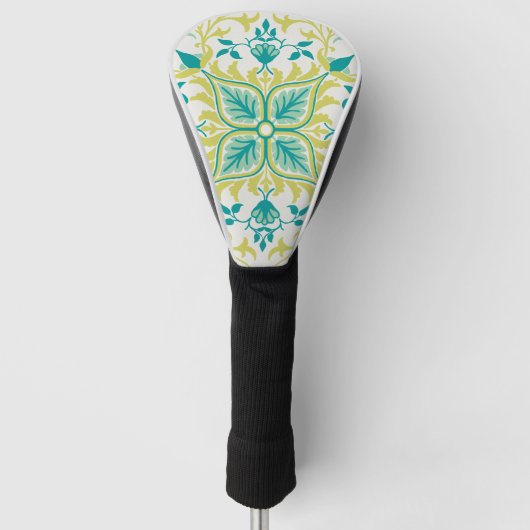 Bright Vine William Morris Pattern Golfheadcover (Voorkant)
