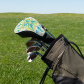 Bright Vine William Morris Pattern Golfheadcover (Insitu)