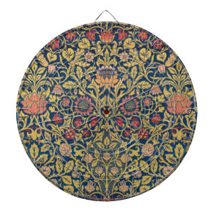 Bright Violet en Columbine (door William Morris) Dartbord