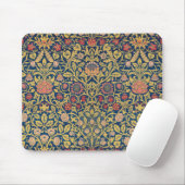 Bright Violet en Columbine (door William Morris) Muismat (Met muis)