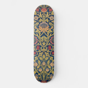 Bright Violet en Columbine (door William Morris) Skateboard