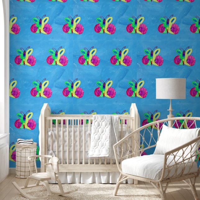 Bright vlinder behang (Kinderen)