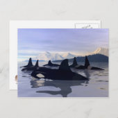 Bright Water Orca Briefkaart (Voorkant / Achterkant)