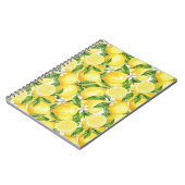Bright Watercolor Lemon Pattern Notitieboek (Linkerzijde)