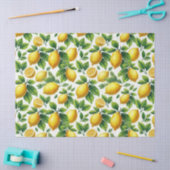 Bright Waterverf Lemons Decoupage Tissuepapier (Craft)