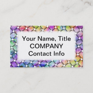 BRIGHT WEAVE  BUSINESS CARD TEMPLATE VISITEKAARTJE