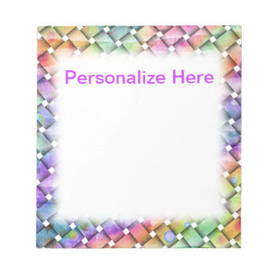 BRIGHT WEAVE NOTE PADS NOTITIEBLOK