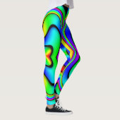 Bright & Wild Rainbow Hue Abstract Leggings (Rechts)