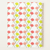 Bright Wildflower leraar Homeschool Planner (Achterkant)