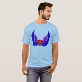 Bright Winged Sufi Heart T-shirt (Voorkant volledig)