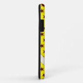 Bright Yellow & Chocolate Stars iPhone 5 Coque (Dos/Droite)