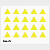 Bright Yellow Triangle Sticker (Feuille)