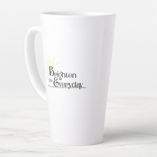 Brighten the Everyday Latte Mug (Angle gauche)