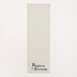 Brighten the Everyday Mindful Calming Minimalist Yogamat