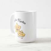 Brighter Together – Cute Couple Mug Gift (Devant gauche)