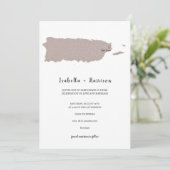 BRIGHTEST Puerto Rico Wedding Invitation Template (Debout devant)