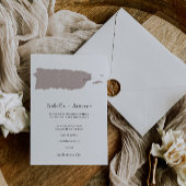BRIGHTEST Puerto Rico Wedding Invitation Template