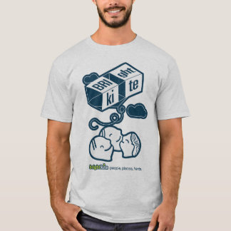 Brightkite.com Mensen, plekken, vrienden T-shirt