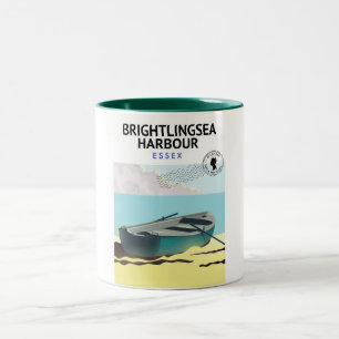 Brightlingsea Haven Essex Tweekleurige Koffiemok