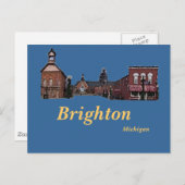 Brighton#56, Brighton, Michigan Briefkaart (Voorkant / Achterkant)