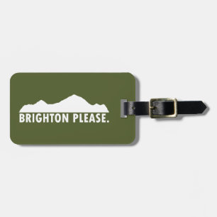 Brighton alsjeblieft bagagelabel