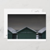 Brighton Beach huts sneeuw Briefkaart (Voorkant / Achterkant)