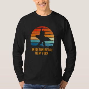 Brighton Beach New York Sasquatch Souvenir T-shirt