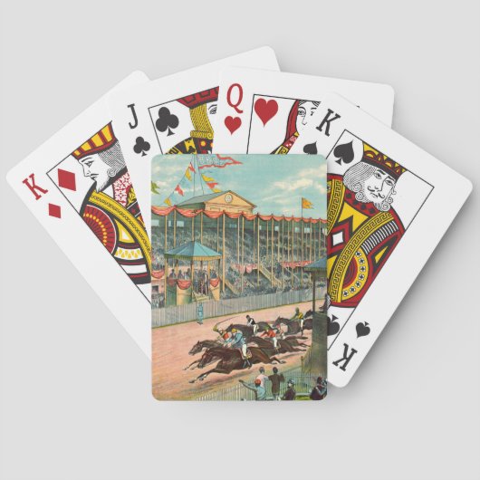 Brighton Beach Racetrack 1887 Pokerkaarten (Achterkant)