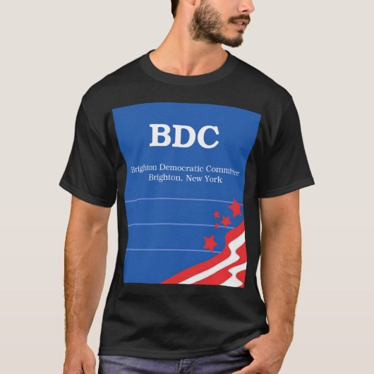 Brighton Democratische Commissie T-shirt (Voorkant)