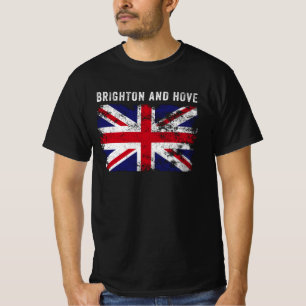 Brighton en Hove , de Britse vlag , British Souven T-shirt