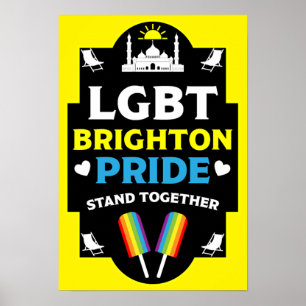 Brighton en Hove Pride Poster